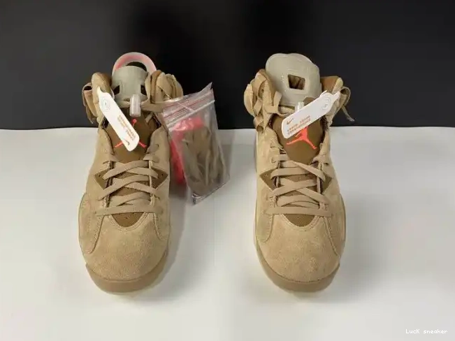 Rep LUCY 6 British Retro Travis DH0690-200 Khaki Air Jordan Scott 0324
